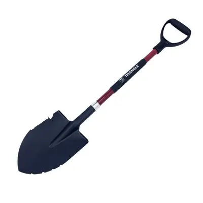 Portable Car Shovel, Manganese Steel, Fiber Handle Multifunctional Shovel
