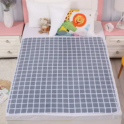 Washable Waterproof Incontinence Bed Pad for Elderly, Large, 100% Cotton - 13