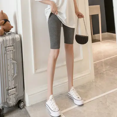 Women's Modal 3/4 Length Leggings, Thin High-Waist, Plus Size Available - 9