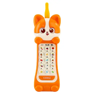 Baby Teether Music Toy Phone, Educational Smart Phone for 1-3 Year Olds