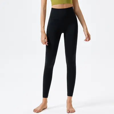 Butt-Lifting High-Waisted Nude-Feel Women's Yoga Pants - 10