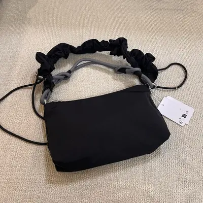 LU Convertible 1.5L 6.5L 16L Omuz Çantası Hobo Çanta Pilili Bulut Tasarımlı Çapraz Askılı Koltuk Altı Çantası