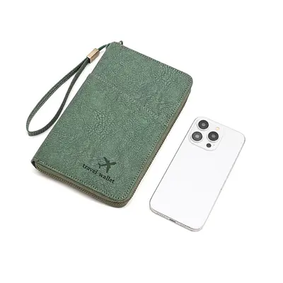 RFID Passport Holder Travel Organizer Crossbody Bag