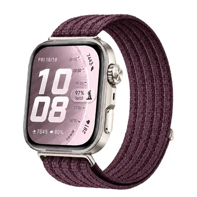 Huawei Fit 5 Pro için nefes alabilen naylon spor saat kayışı, beş halka tasarım - 10