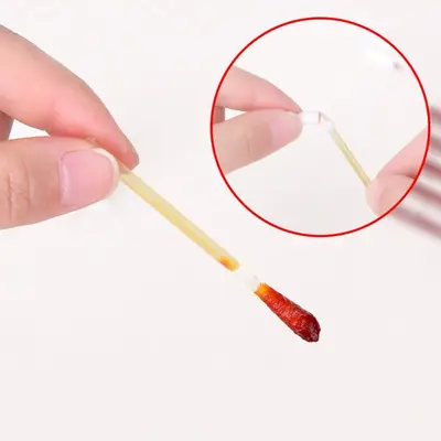 Toptan tek kullanımlık cilt dezenfeksiyonu ve sterilizasyonu kırılabilir sıvı pamuklu hijyenik temizlik yarası kullanışlı iyodofor pamuklu çubuk