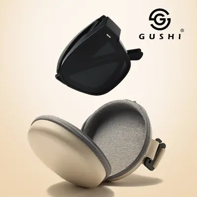 Foldable sunglasses set myopia, anti-UV, polarized for men and women large square frame TR universal sun protection sunglasses