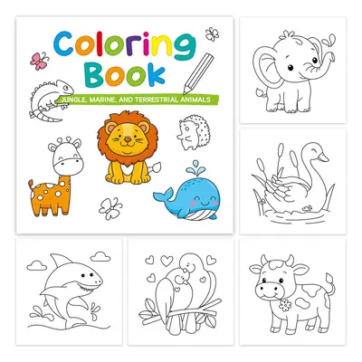 50-Page Mini Coloring Book for Kids, Portable Pocket Size - 7