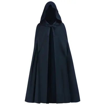 Medieval Wool Cloak, Hobbit Elf Cosplay Cape, Renaissance - 10