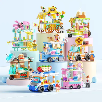 Chinese Architecture Building Blocks, Yellow Crane Tower, Small Particle Educational Set - 8