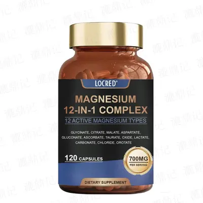 Magnesium Complex 12-in-1 Capsules, Magnesium 12IN1 Complex Cap, 60 Capsules - 3