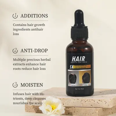 Haarwuchs-Serum mit ätherischen Ölen, gegen Haarausfall - 5