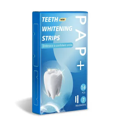 PAP Teeth Whitening Strips, Removes Smoke Stains - 6