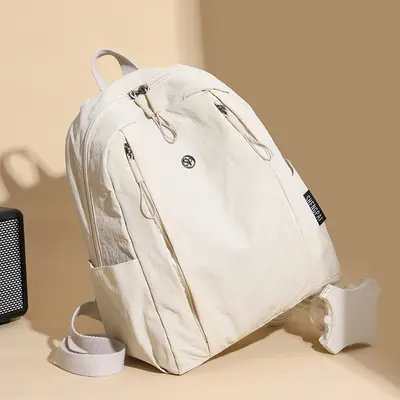 Unisex Waterproof Oxford Nylon Multi-Pocket Backpack - 13