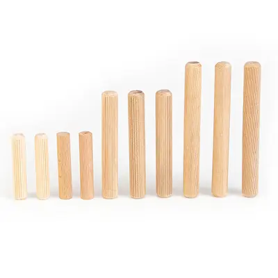 M6 M8 M10 M12 Round Wooden Dowel Furniture Connector