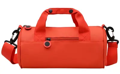 Silindirik çanta, seyahat erkek spor çantası, dokulu Oxford kumaş el bagajı çantası, seyahat hafif çapraz askılı çanta, spor çantası - 7