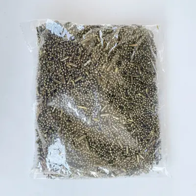 2.4 mm Iron Metal Wavy Bead Chain for Doll Tags and DIY Jewelry - 13
