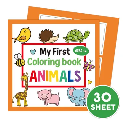Children's Doodle Coloring Book, 30 Sheets with Cartoon Animals - 2