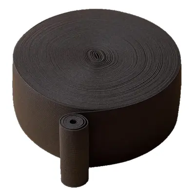 Black Flat Elastic Rubber Band 10 cm Wide, 5 cm Thick - 5