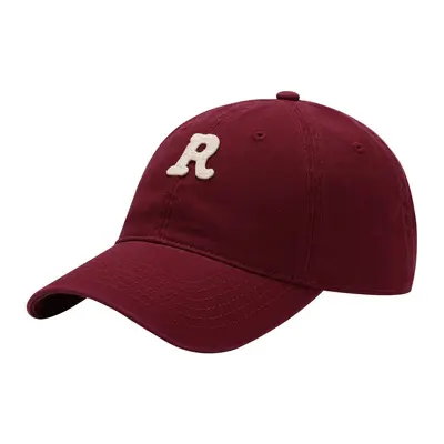 Koreanische vielseitige Gesichtsverjüngung kleine R-Buchstaben-Baseballkappe, gebogene Kante Sonnenschirm Herbst und Winter neue Mode erweiterte Sonnenschutz Enten-Schnabel-Kappe - 12