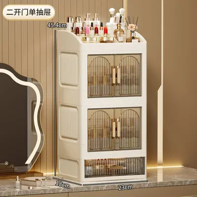 Kosmetik-Aufbewahrungsbox mehrschichtig Schminkkommode Organizer - 10