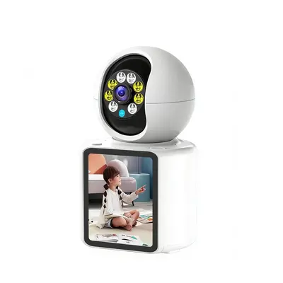 360 derece çift yönlü sesli kamera, telefon uzaktan kumandalı ev izleme - 6