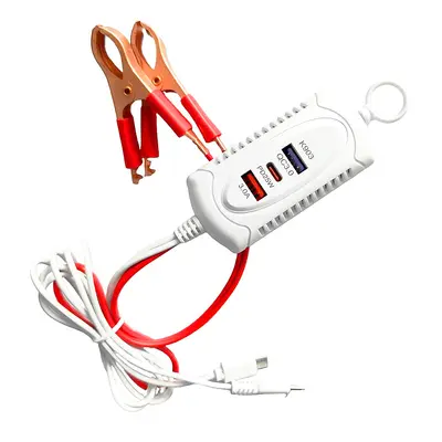 QC3.0+PD+USB3A Schnellladegerät mit Clip-Schnittstelle, Handy-Schnellladegerät mit Clip für hohe Stromstärken eins bis zwei