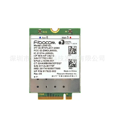 4G-Modul L850-GL XMM7360, kompatibel mit EliteBook 830 840 735 745 1040