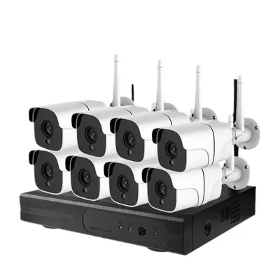 Tuya 4/8-Kanal HD kabelloses Überwachungsset WiFi