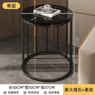Modern Minimalist Bedside Table Light Luxury Storage Cabinet - 10