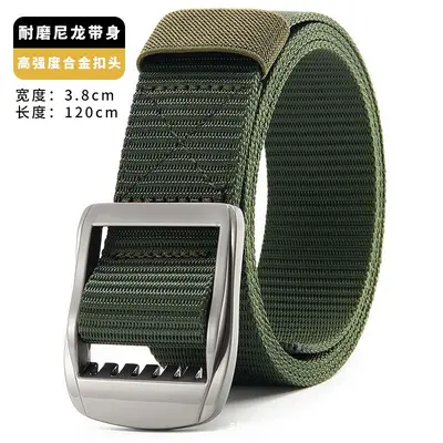 Nylon Tactical Canvas Belt, Outdoor and Casual Use, Japanese Buckle - 10