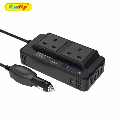 200W Araç İçi İnverter, DC12V/24V'dan 110V/220V'a, Modifiye Sinüs - 7