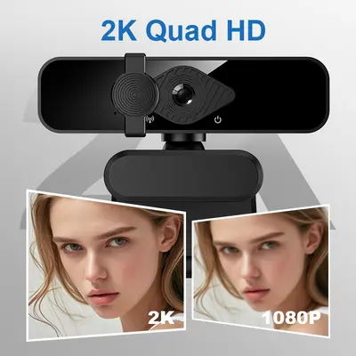 2K/4K USB-Webcam, Plug & Play, mit Mikrofon - 3