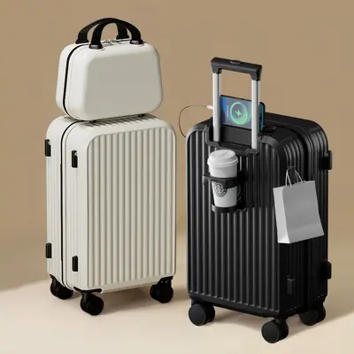 26 Inch Large Capacity Parent-Child Suitcase Set with Universal Wheels - 5