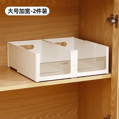 Expandable kitchen storage organizer, stackable, transparent - 11