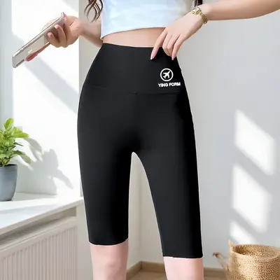 Summer Thin Shark Yoga Shorts for Women, Tummy Control, Butt Lift, Safety Lining - 11