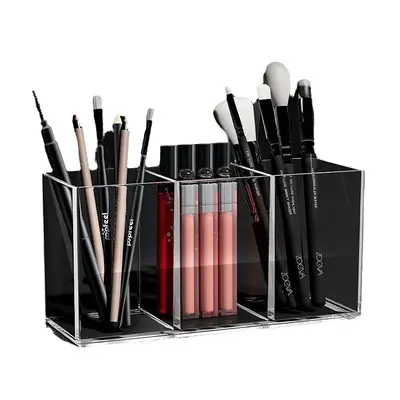 Makeup Brush Clear Storage Organizer Box - 5