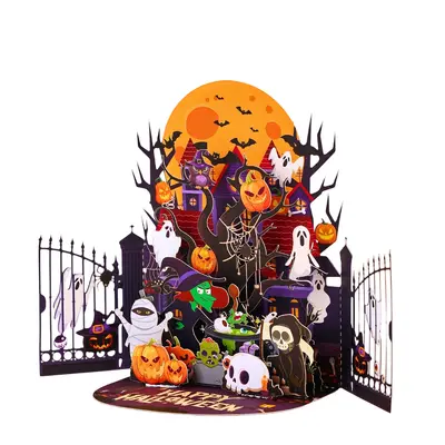 Halloween 3D Pop-Up Greeting Card