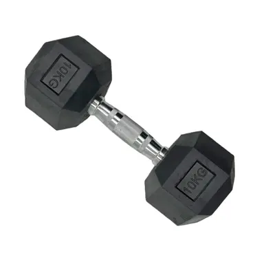 Großhandel Export Fitnessstudio 1-50kg Herren- und Damen-Heimhantel-Set gummibeschichtete sechseckige Hanteln für gewerbliche Nutzung - 10