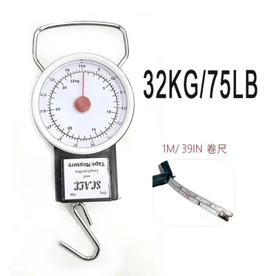 Tragbare Handwaage mit Federschleifer 22/35 kg Haushalts-Mechanische Hängewaage Hängewaage Geschenk kleine Hängewaage Gepäckwaage - 8