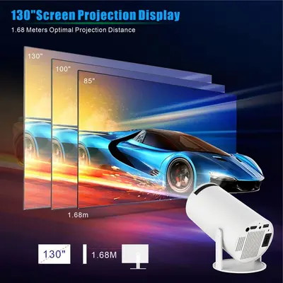 HY300/HY300pro Kamera Projektor Akıllı Android 4K Ev Tipi Kablosuz Taşınabilir Projeksiyon 1372 0P