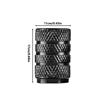 Aluminum Alloy Car Tire Valve Cap, Universal Fit
