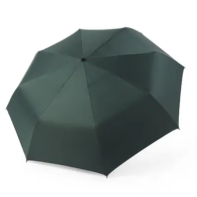 Large Double-Layer Reinforced Folding Umbrella with Vinyl UV Protection - 5
