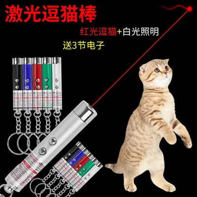 Laser-Katzenspielzeug mit rotem Punkt, interaktiver Spielstift - 2