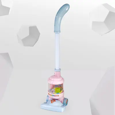 Kids Pretend Play Happy Vacuum Cleaner Realistic Mini Home Appliance Toy Baby Learn-to-Walk Early Education Educational Toy Customizable