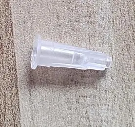 Plastic Syringe Stopper, Screw-Type Veterinary Syringe Sealing Cap