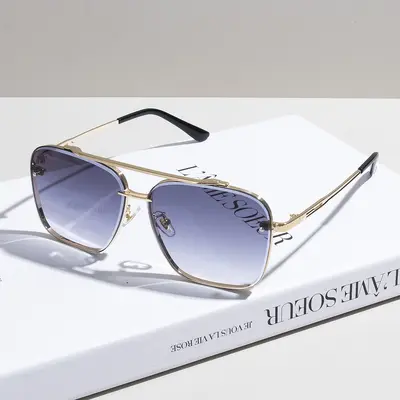 Men's Pilot Sunglasses, UV Protection, Anti-Glare, for Driving and Travel - 8