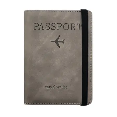 Grenzüberschreitender beliebter Punkt RFID-Reisepassetui aus PU-Leder, multifunktionales SIM-Kartenhalter-Dokumentenetui mit Lederhülle