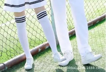White Long Socks, Black Long Socks and White Short Socks - 8