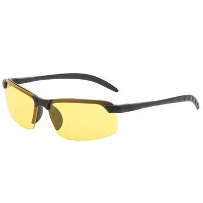 Multifunctional Day-Night Safety Glasses with Cycling Frame and Night Vision Overlay - 7