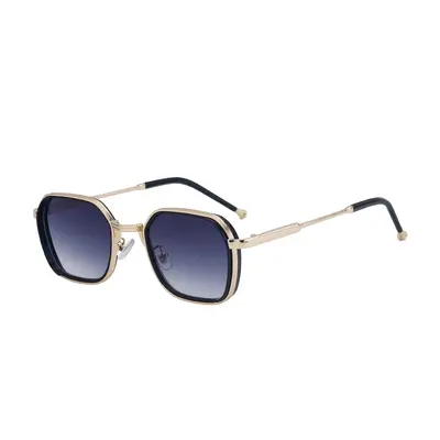 Men's Sunglasses, UV Protection, Square Frame, Minimalist Design - 8